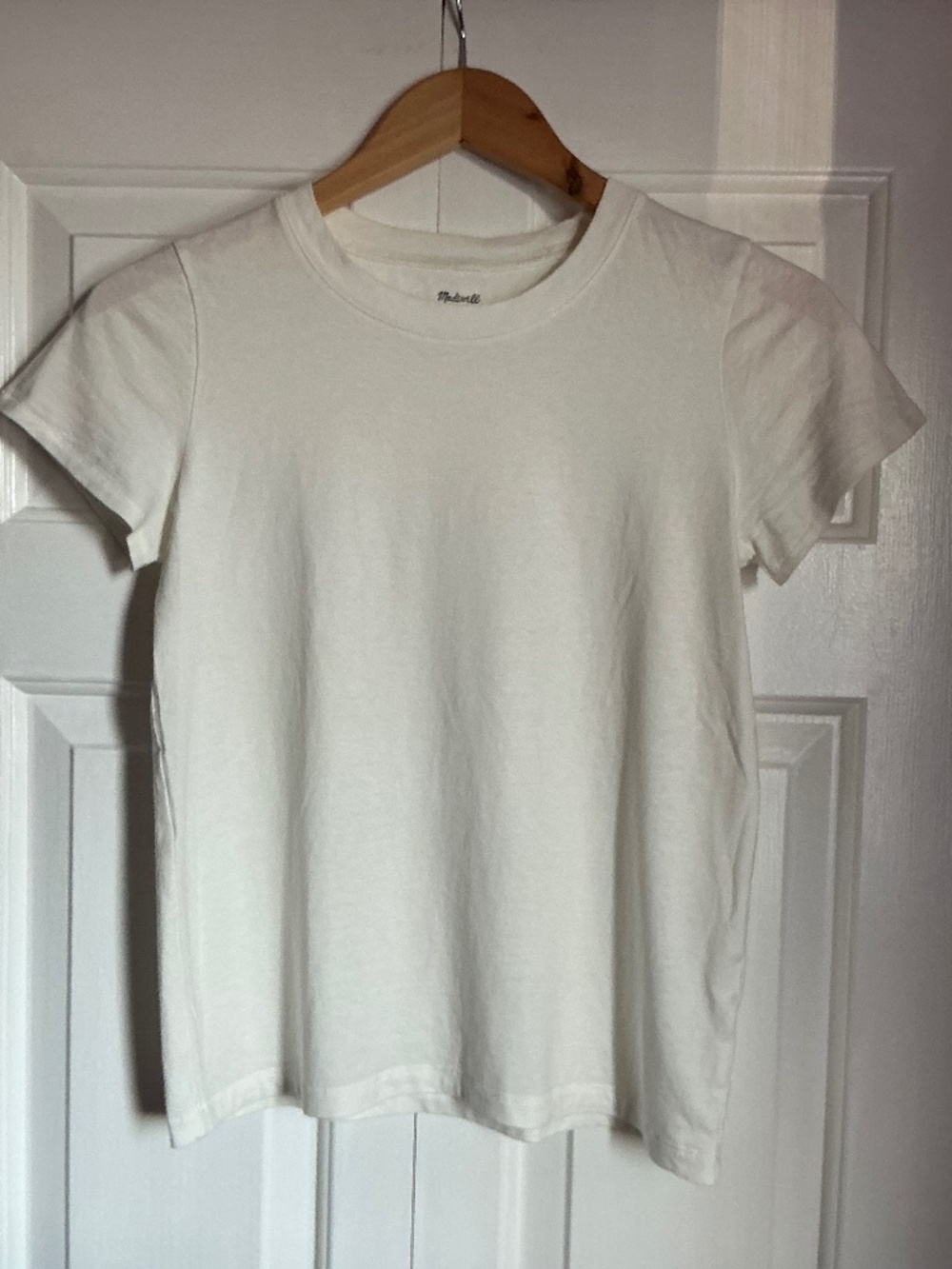 Madewell | Classic Fit White 100% Cotton Crewneck Tee Size XS Women